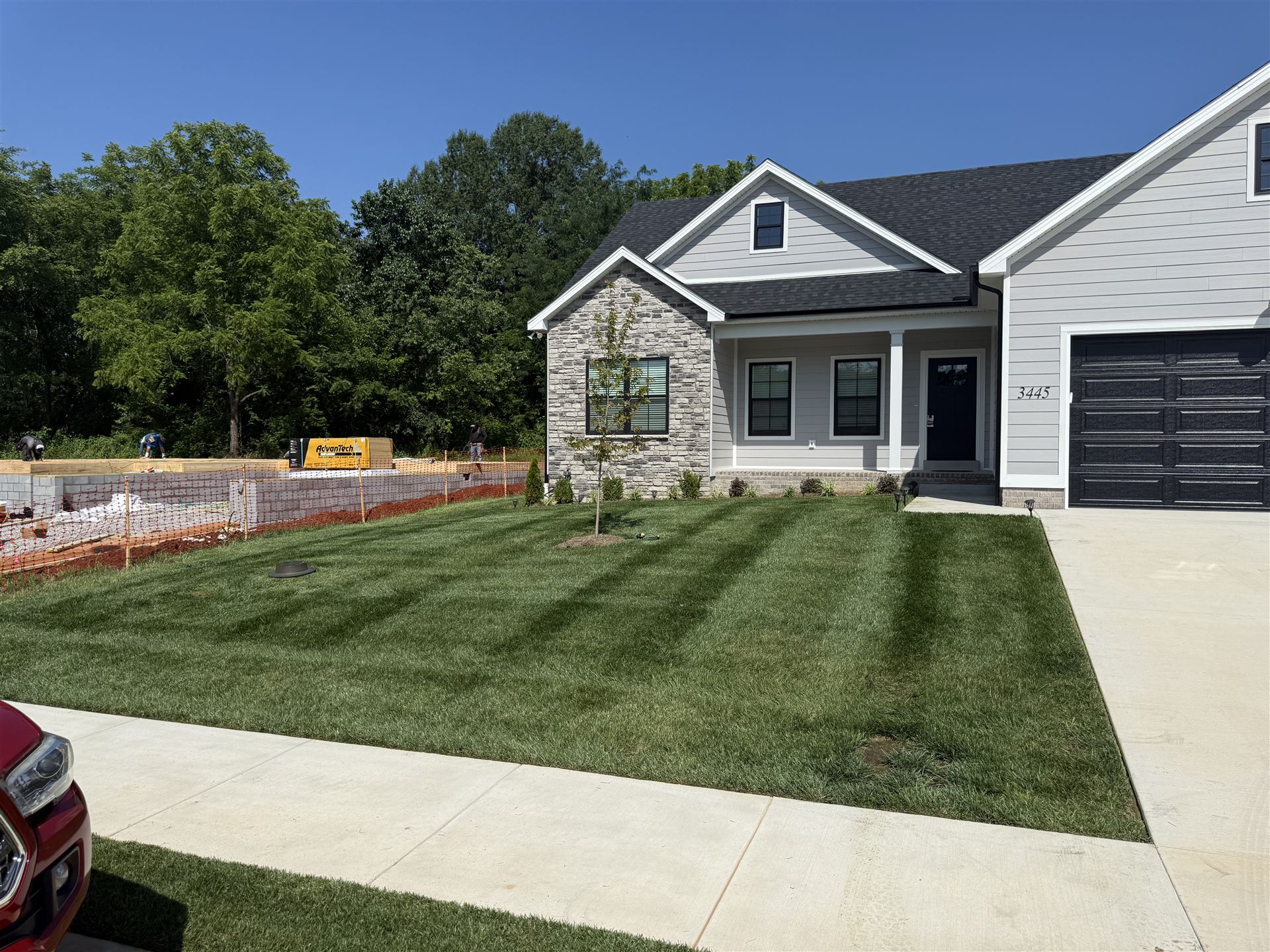 Big Chief lawn care at new home in Bowling Green Kentucky